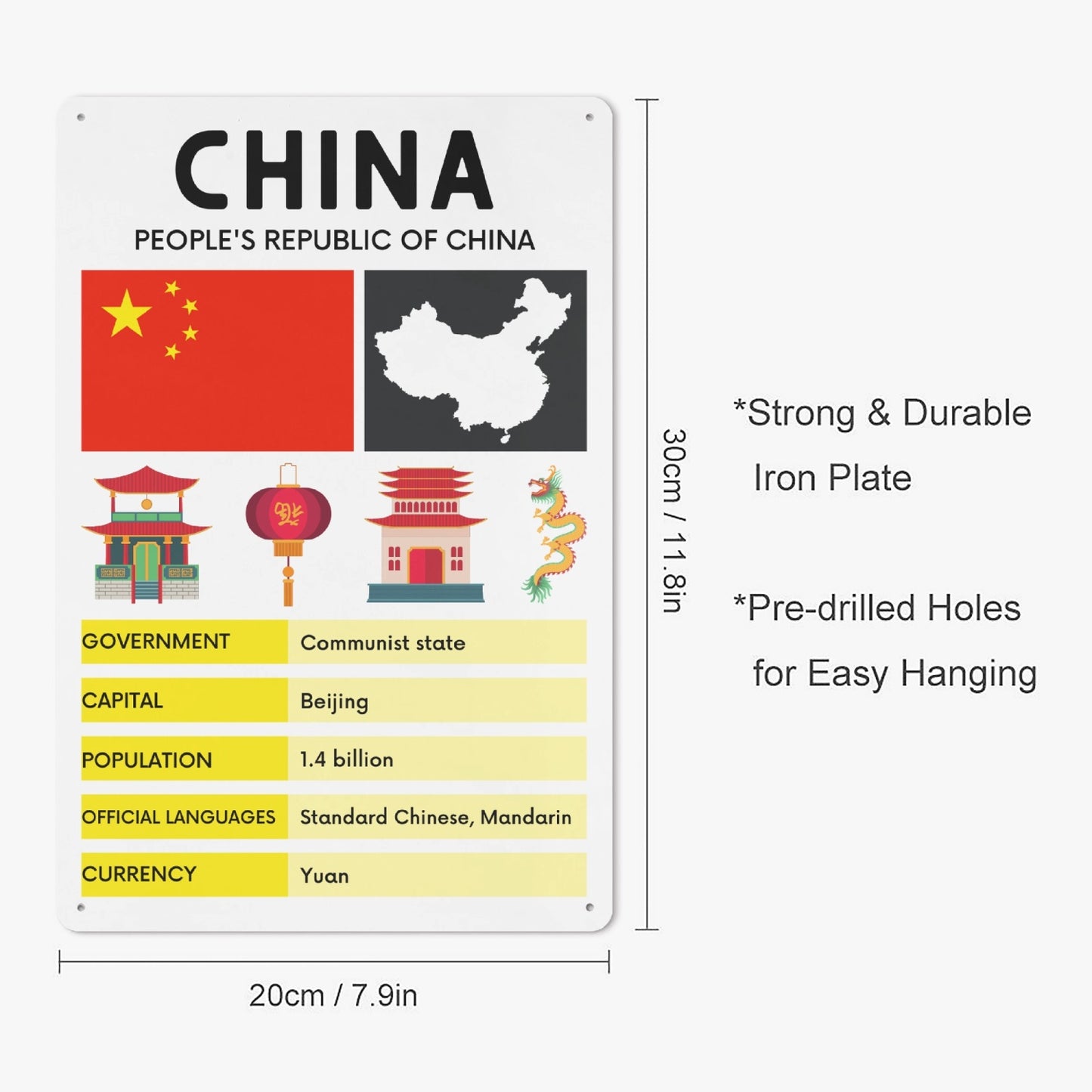 CN - Profile Metal Sign