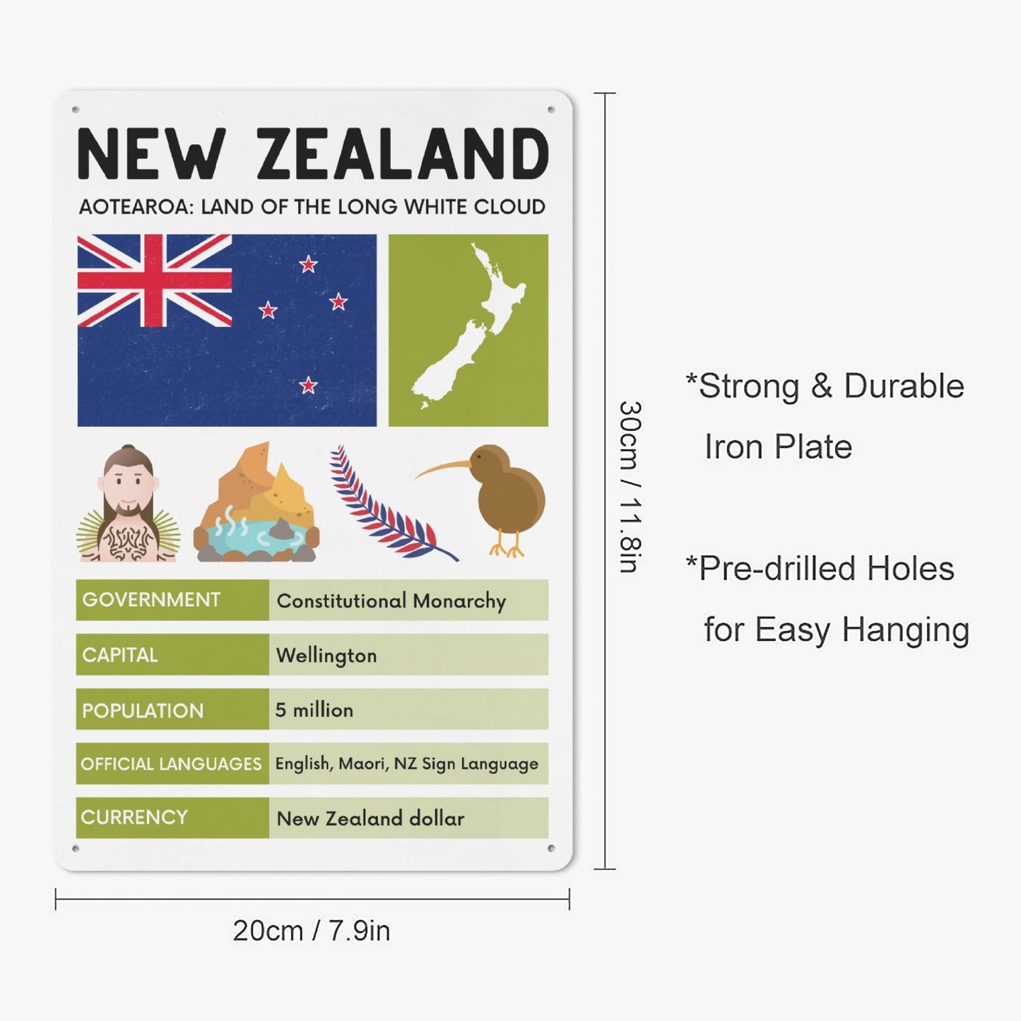 NZ - Profile Metal Sign