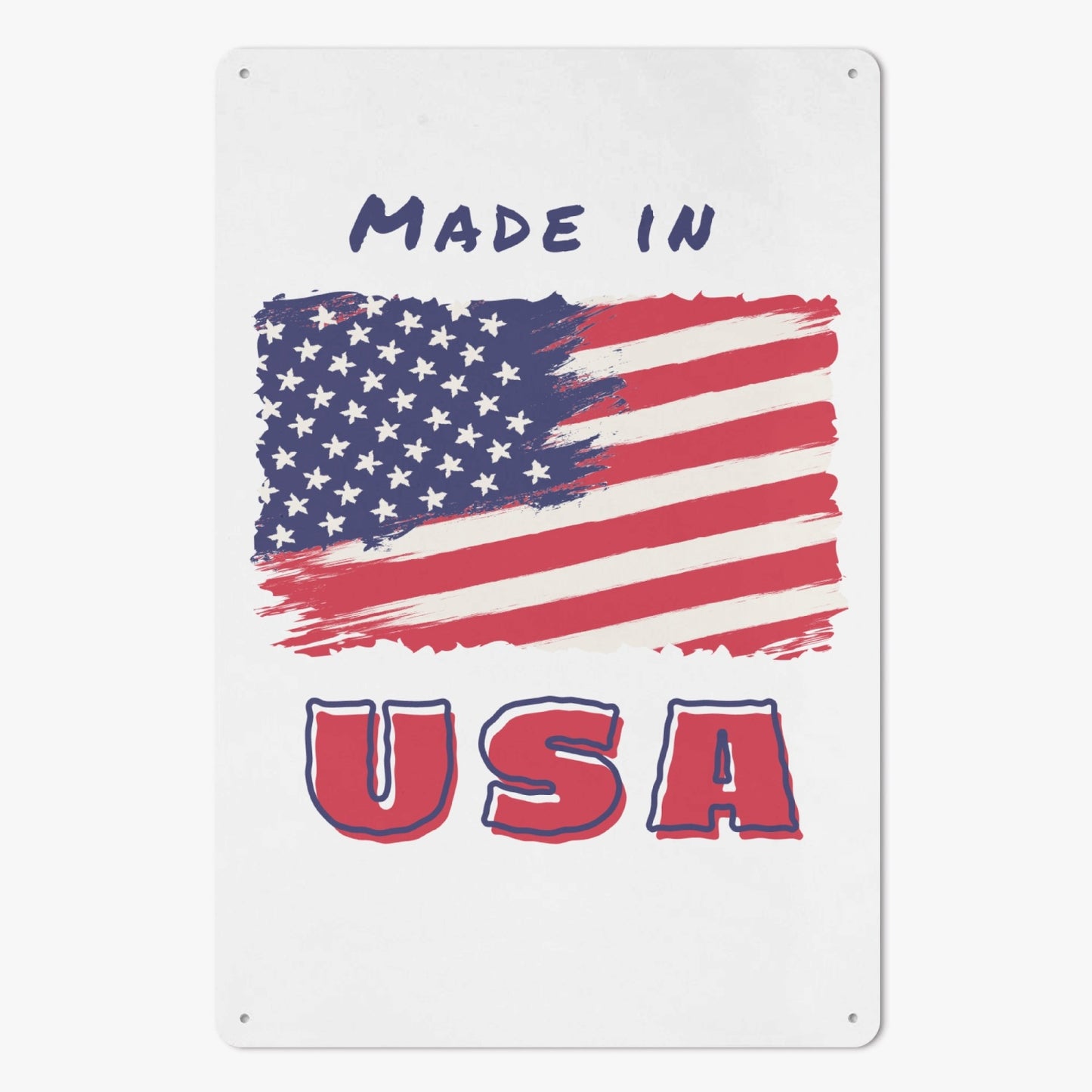 US - Made in USA Metal Sign