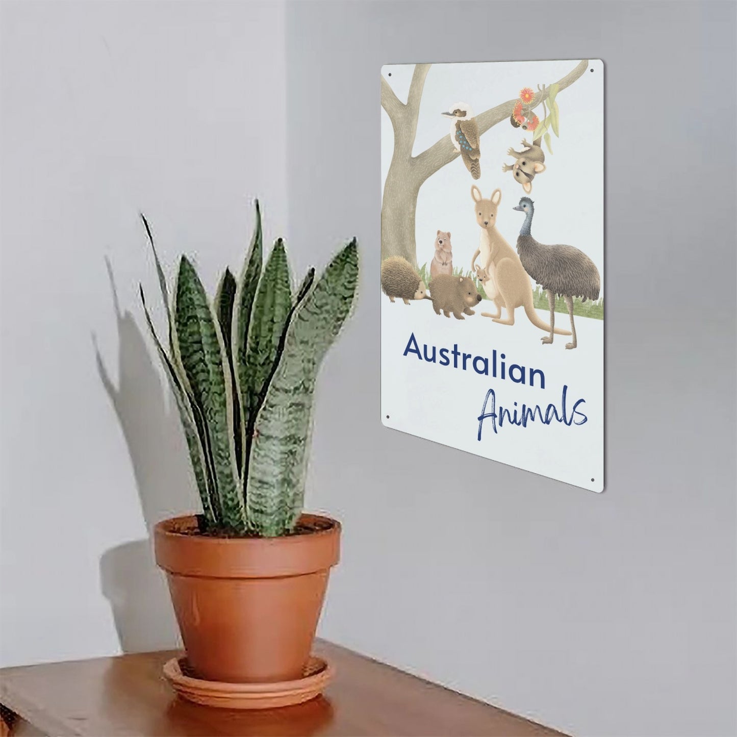 AU - Australian Animals Metal Sign