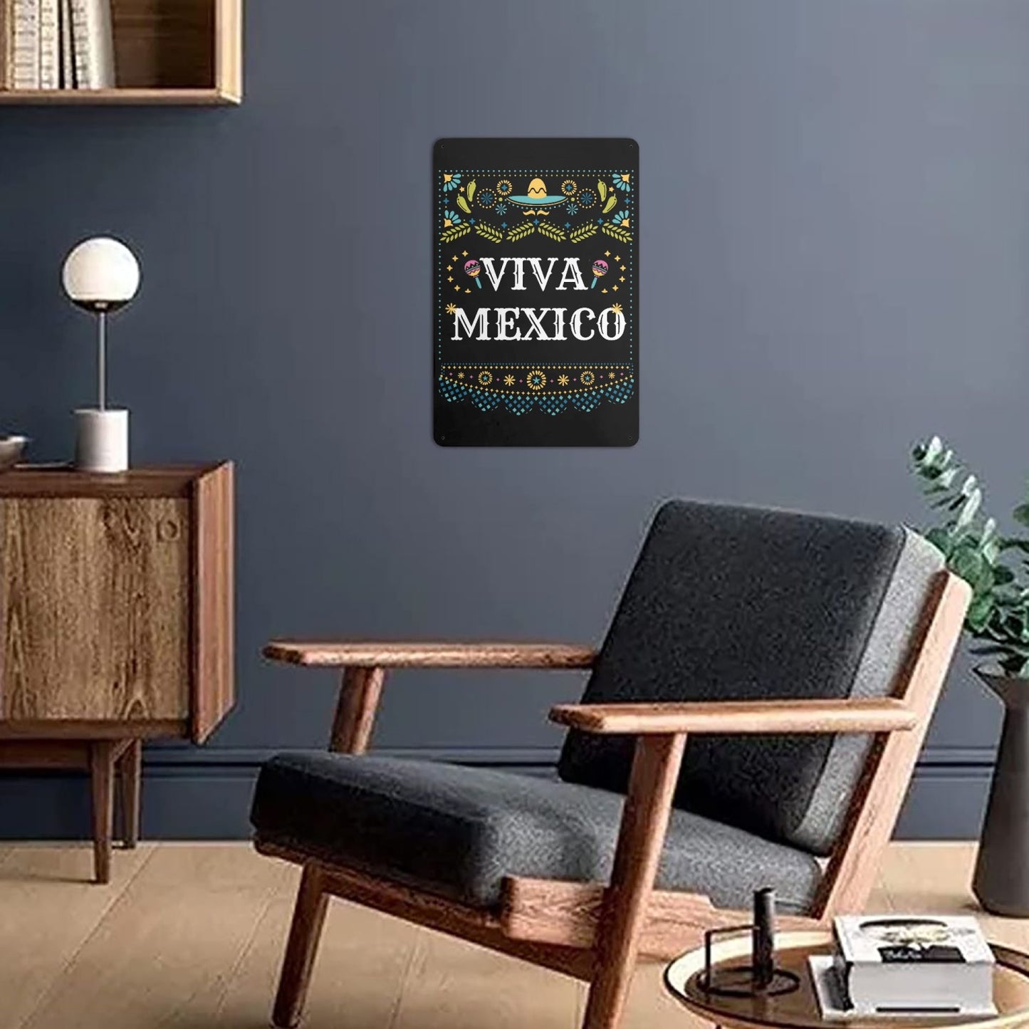 MX - Viva Mexico Metal Sign