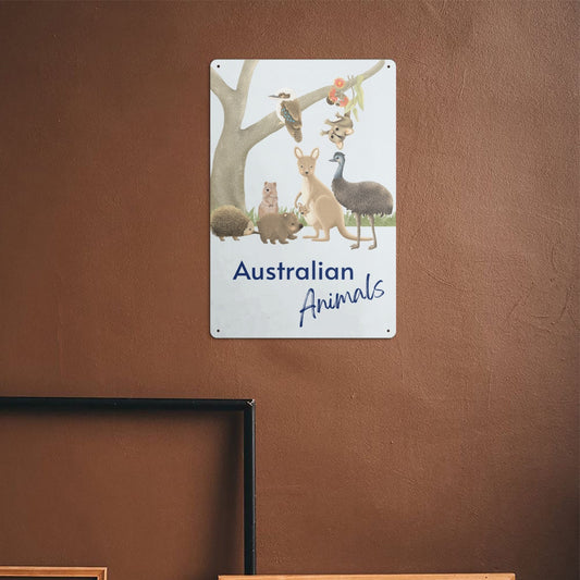 AU - Australian Animals Metal Sign